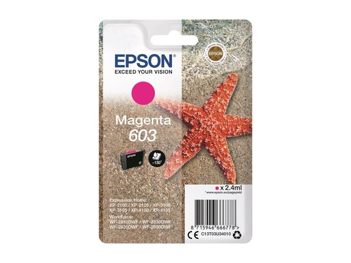 [EPST03U340] EPSON Cartouche Etoile de Mer 603 Magenta 2,4ml