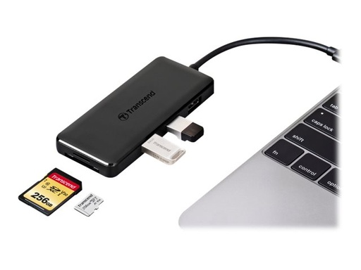 [3558411] TRANSCEND 6-in 1 Port Hub PD SD/MicroSD