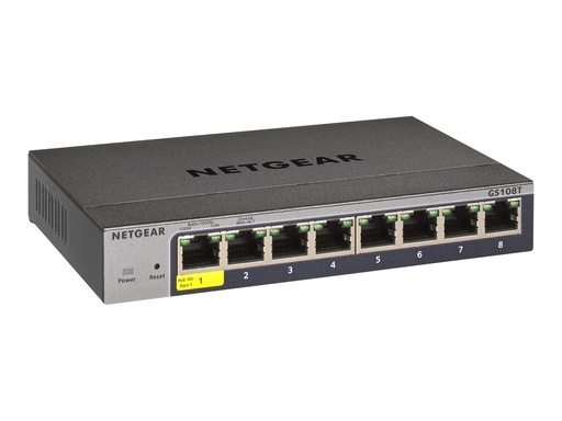 [NETGS108T-300PES] NETGEAR 8-Port Gigabit Ethernet Smart