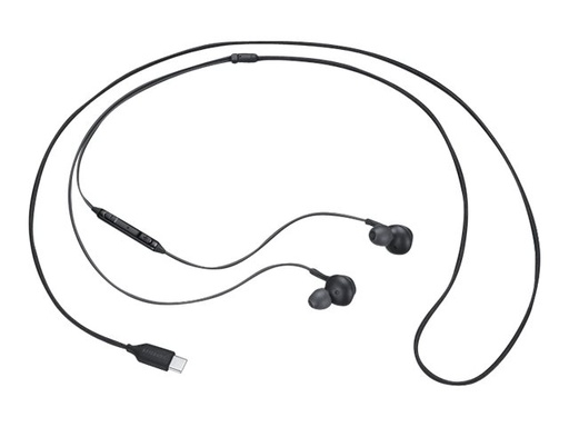 [SAACC355] Ecouteurs intra auriculaires filair Cable tissu Noir Sound by AKG, USB type C SA