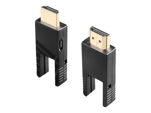 [LINCAB38322] C ble Micro-HDMI 4K60 Hybride Fibre Optique, Connecteurs HDMI & DVI fournis, 30m