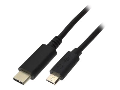 [3784118] MCL Câble USB 2.0 type C mâle / Micro B