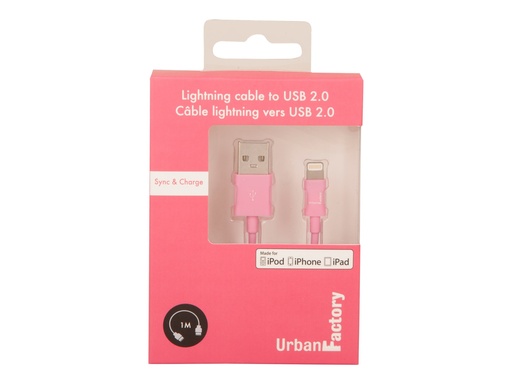 [3785077] URBAN FACTORY CABLE LIGHTNING MFI 1M ROS