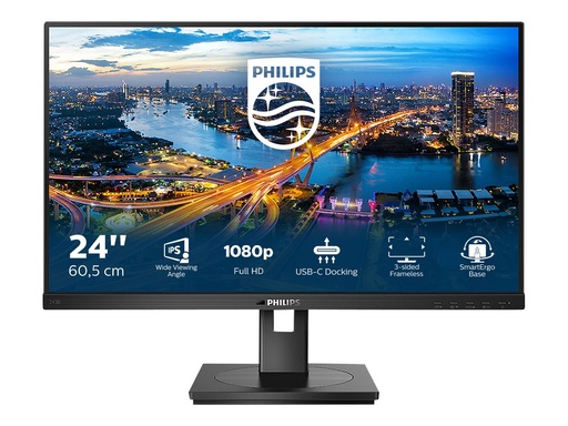 [3800137] PHILIPS 243B1/00 Monitor 23.8inch FHD
