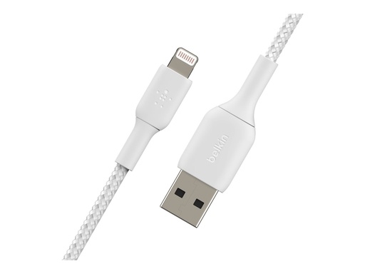 [3820819] BELKIN Câble tressé Lightning USBA 0.15m