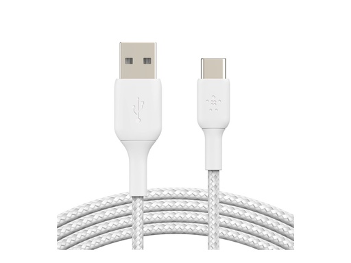 [3820874] BELKIN Câble tressé USB-A vers USB-C 3m