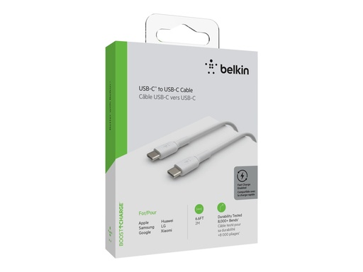 [3820883] BELKIN Cable USB-C vers USB-C 60W 2m