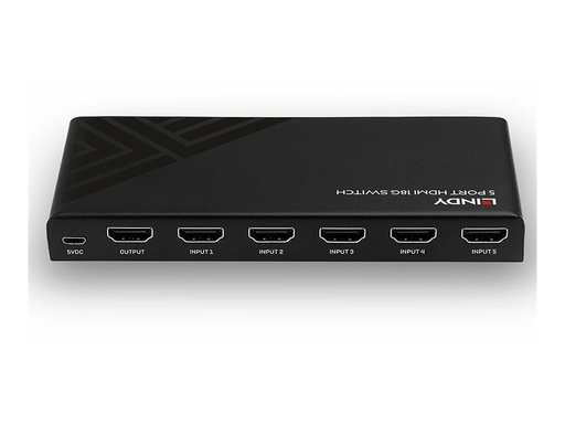 [LINAVI38233] Switch HDMI 5 ports, 18G
