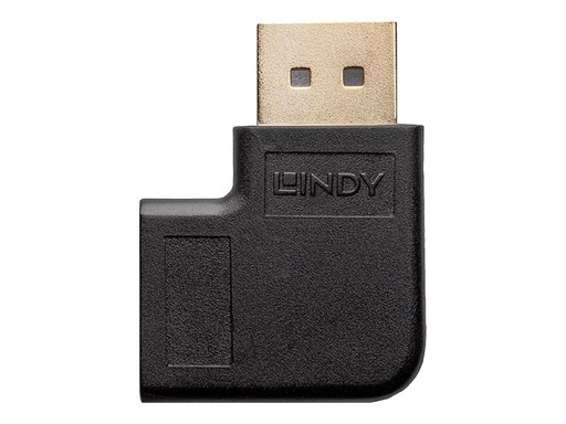 [3823246] LINDY DisplayPort 1.4 Adapter 90 left