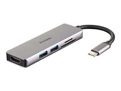 [3846081] D-LINK USB-C 5-in-1 HDMI SD /microSD