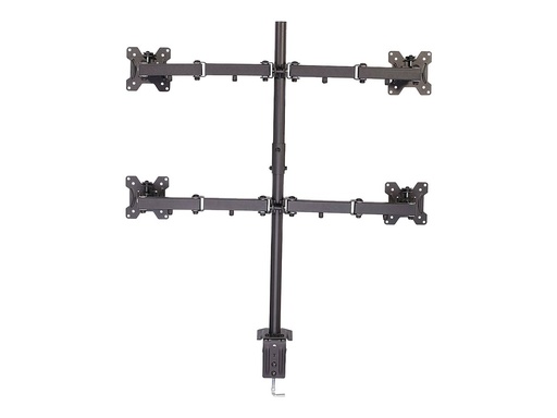 [LINACC40659] Support Quadruple Ecran avec M t et Fixation à Pince