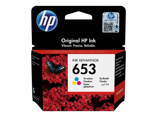[3861227] HP 653 Tri-color Original Ink Advantage