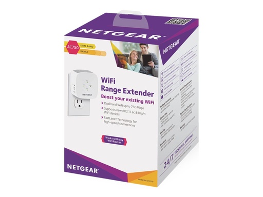 [3885345] NETGEAR WiFi AC750 WallPlug Range Extnd