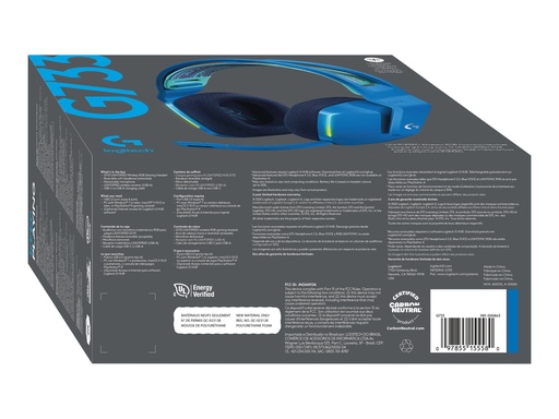 [3900993] LOGI G733 LightSpeed Headset blue