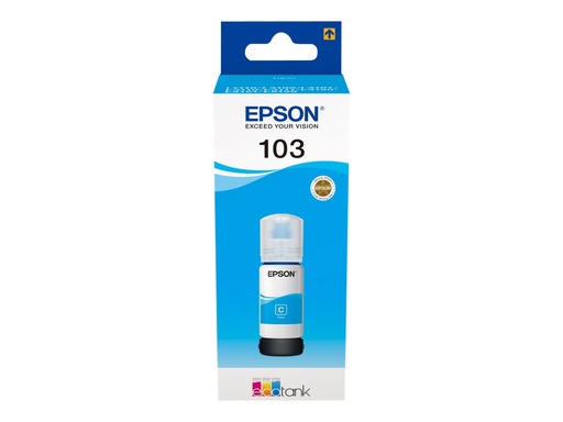 [3912789] EPSON 4LB 103 EcoTank Cyan ink bottle