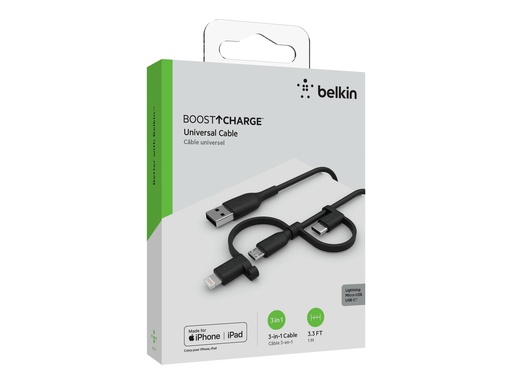 [3933972] BELKIN Cable USB-A vers USB-C Lightning