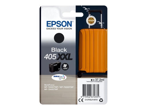 [EPST02J140] EPSON Cartouche Encre Durabrite Ultra 405XXL Noir 37,2ml