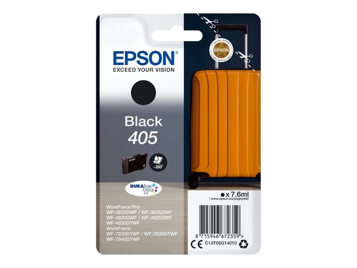 [EPST05G140] EPSON encre noire 7.6ml DURABrite Ultra Valise : 405/405XL