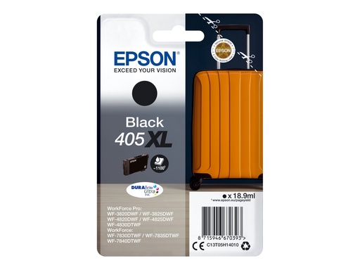 [EPST05H140] EPSON Cartouche Encre Durabrite Ultra Valise 405XL Noir 18,9ml