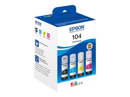 [EPST00P640] EPSON 104 EcoTank 4-colour Multipack