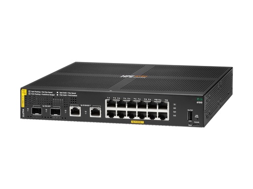 [4100947] HPE Aruba 6100 12G CL4 PoE 2G/2SFP+ Swch