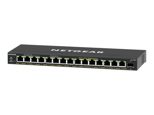 [NETGS316EPP-100PES] NETGEAR 16PT GE Plus Switch W/ HI-PWR