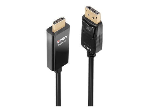[LINCAB40925] C ble actif DisplayPort vers HDMI avec HDR, 1m
