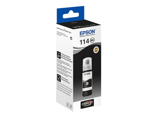 [EPST07A140] EPSON Bouteille encre Ecotank 114 Noir Pigment 70ml
