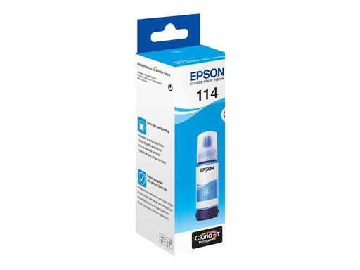 [EPST07B240] EPSON Bouteille encre Ecotank 114 Cyan 70ml