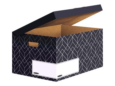 [4141160] FELLOWES BB Flip Top Container Blue