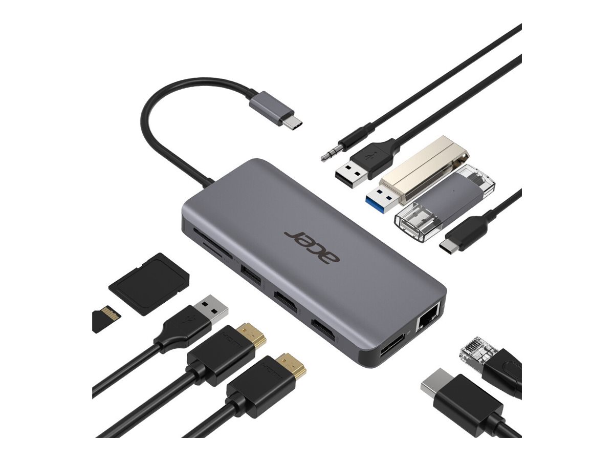 ACER 12-IN-1 TYPE-C DONGLE 2xUSB3.2 2xUS