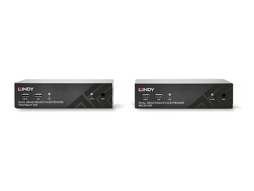 [LINAVI39374] Kit Extender KVM HDBaseT Cat.6 HDMI Dual Head USB, IR & RS232, 100m