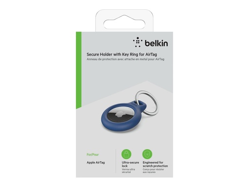 [6394945] BELKIN AirTag Holder with Keyring Blue