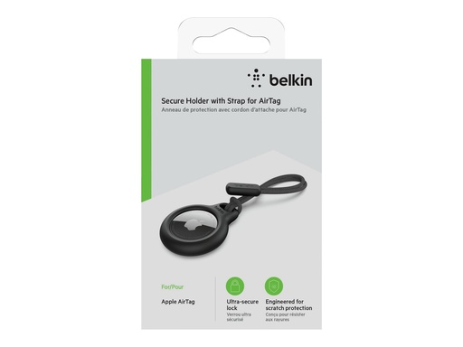 [6394948] BELKIN AirTag Holder with Strap Black