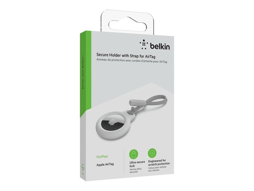[6394943] BELKIN AirTag Holder with Strap White