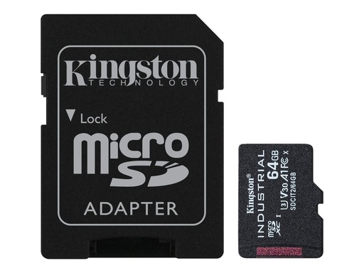 [6880359] KINGSTON 64Go microSDXC Industrial C10