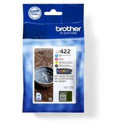 [4387120] Pack de 4 cartouches d'encre blister LC422VAL