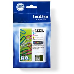 [4387125] Pack de 4 cartouches d'encre blister LC422XLVAL