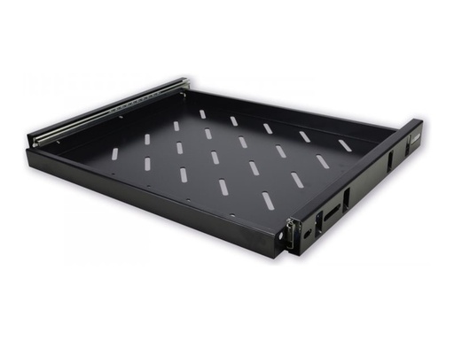 [9338755] MCL 19p 1U black sliding tray for rac