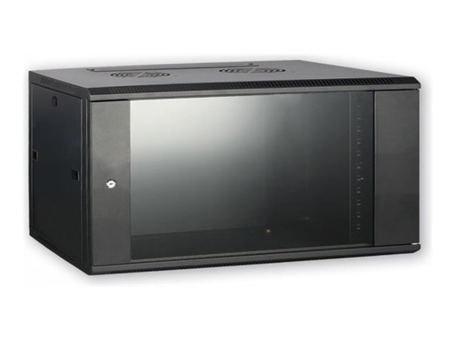 [9338770] MCL 19p cabinet 6U depth 450 - Black