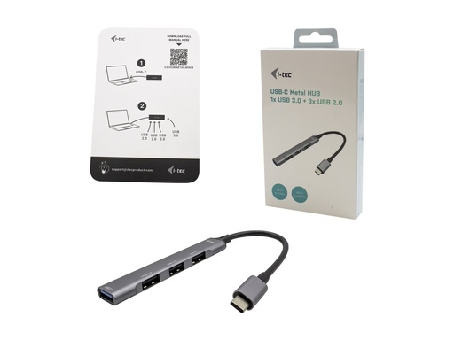 [4430588] I-TEC USB-C Metal HUB 4 Port passive