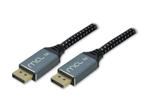 [7763072] MCL DisplayPort mesh cable 8K/1.4 male