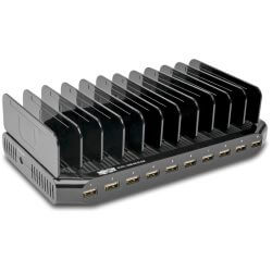 [U280-010-ST-CEE] Station de charge USB à 10 ports 12V 8A (96W)