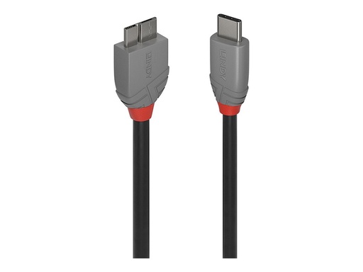 [4581128] LINDY 3m USB 3.2 Type C to Micro-B Cable