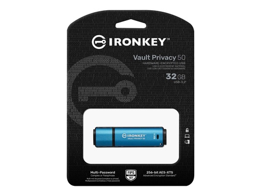 [7712889] KINGSTON 32Go IronKey Vault Privacy USB