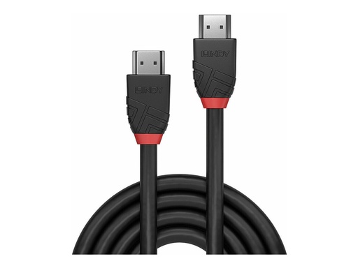 [46185951] LINDY 1m 8k60hz HDMI Cable Black Line