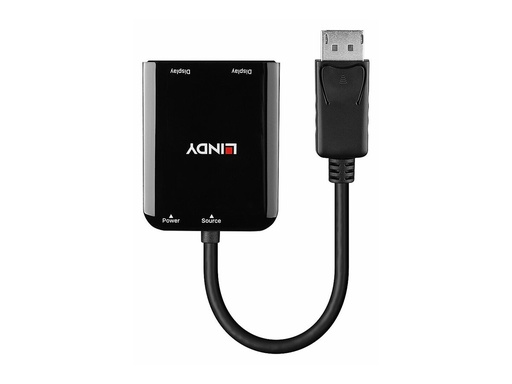 [46185958] LINDY DisplayPort to 2 Port HDMI MST Hub