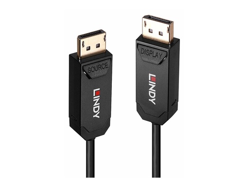 [46420119] LINDY 40m Fibre Optic Hybrid DP 2.0 UHBR