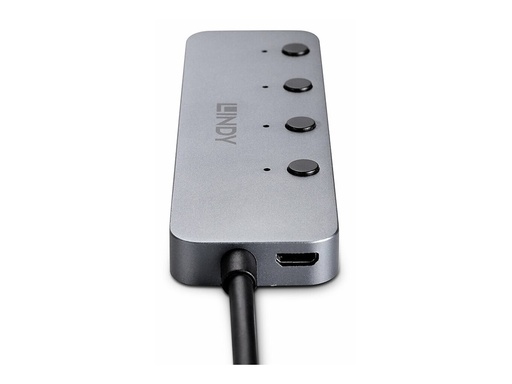 [46480469] LINDY 4 Port USB 3.2 Type C Hub