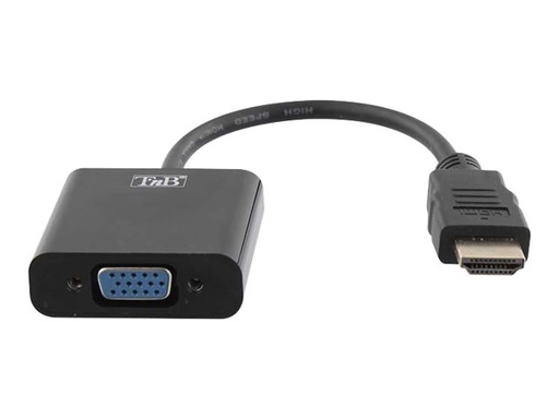 [47085049] TNB HDMI to VGA Adapter Black
